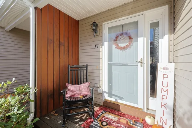 a front view of a house with a balcony