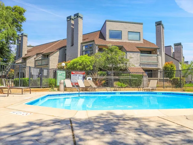 a view of an outdoor space and a street view
