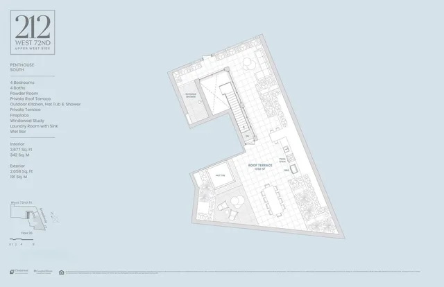 $13,500,000 | 212 West 72nd Street, Unit PHS | Upper West Side