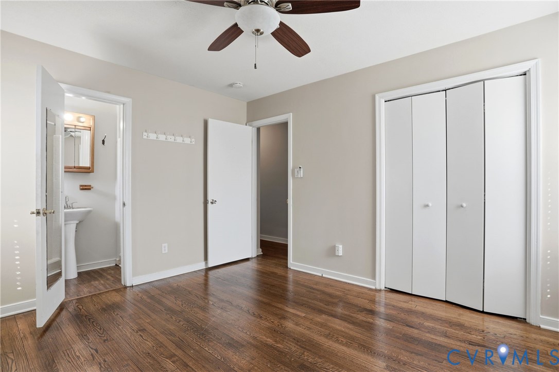 8421 Yolanda Road Henrico, VA 23229 - Photo 13 of 34 a view of an empty room and wooden floor