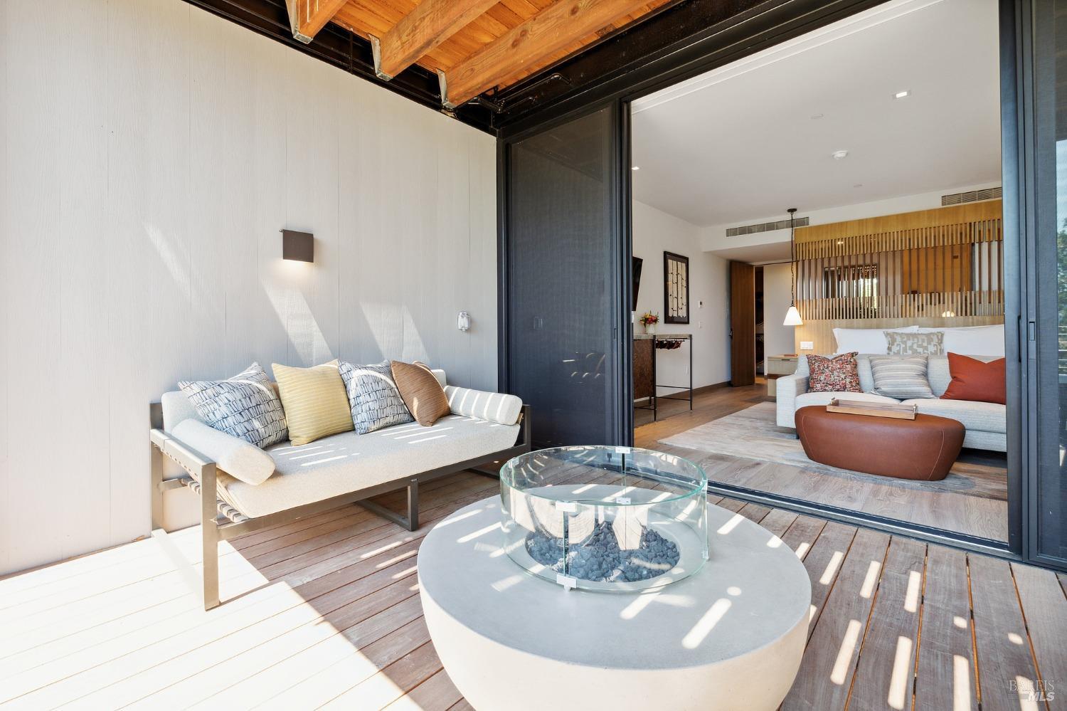 210 East Sumac Court Healdsburg, CA 95448 - Photo 25 of 32 a living room with furniture and a wooden floor