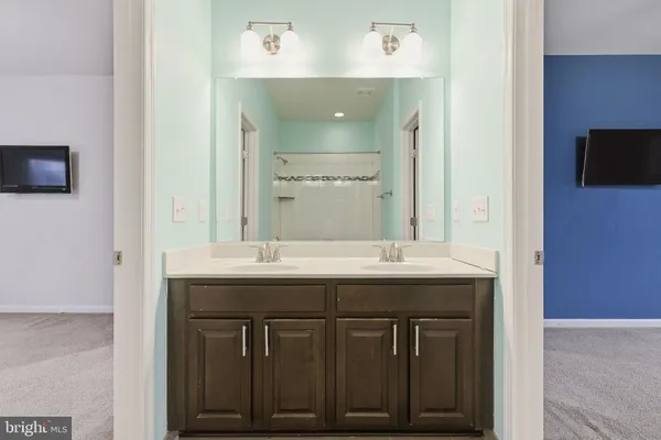 a view of backyard with seating space