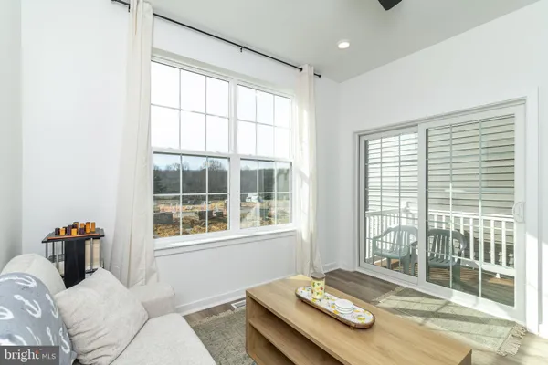 a bed room with a bed and a couch