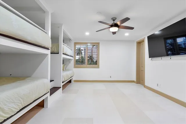 a view of a building with a swimming pool