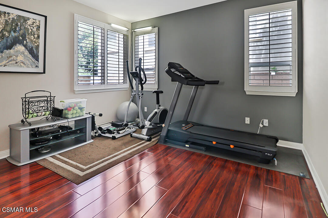 151 Brooks Road Simi Valley, CA 93065 - Photo 13 of 56 a room with gym equipment and a window