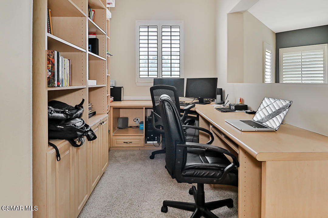 151 Brooks Road Simi Valley, CA 93065 - Photo 30 of 56 a view of a workspace with furniture and a window