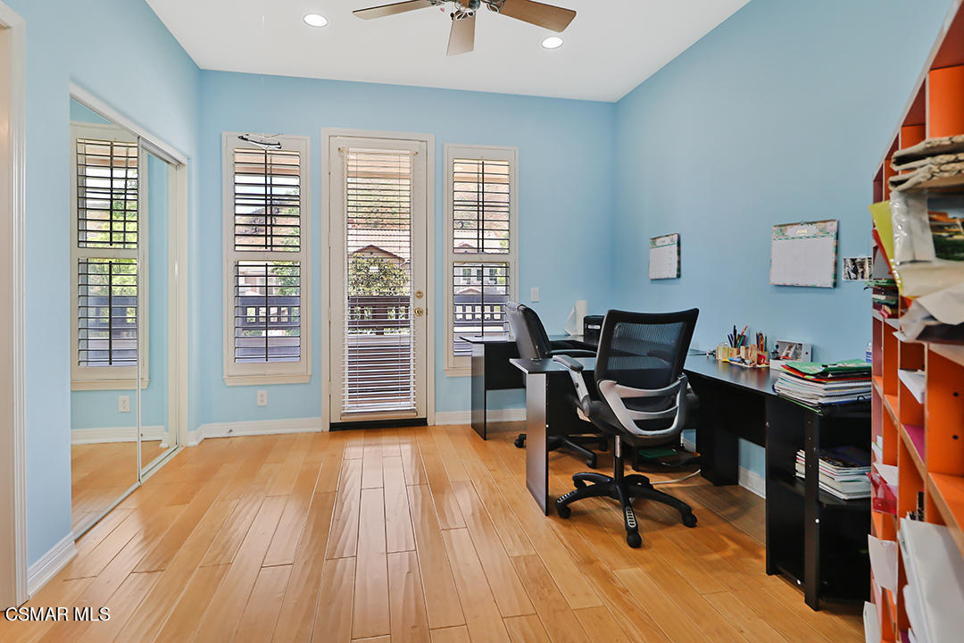 151 Brooks Road Simi Valley, CA 93065 - Photo 31 of 56 a view of a workspace with furniture and a window