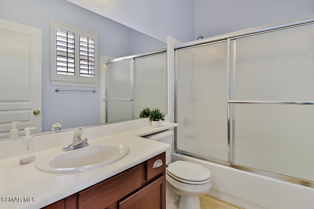 151 Brooks Road Simi Valley, CA 93065 - Photo 33 of 56 a bathroom with a sink toilet and shower