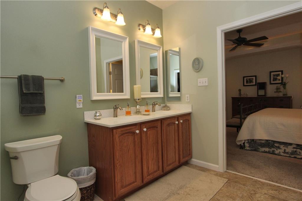 207 Maple Ridge Drive Canonsburg, PA 15317 - Photo 12 of 24 Master bathroom with tile floor and double sinks