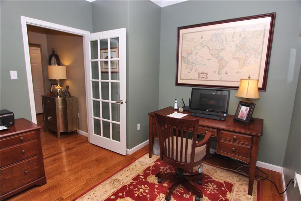 207 Maple Ridge Drive Canonsburg, PA 15317 - Photo 15 of 24 Hardwood floor and glass door shows off this room
