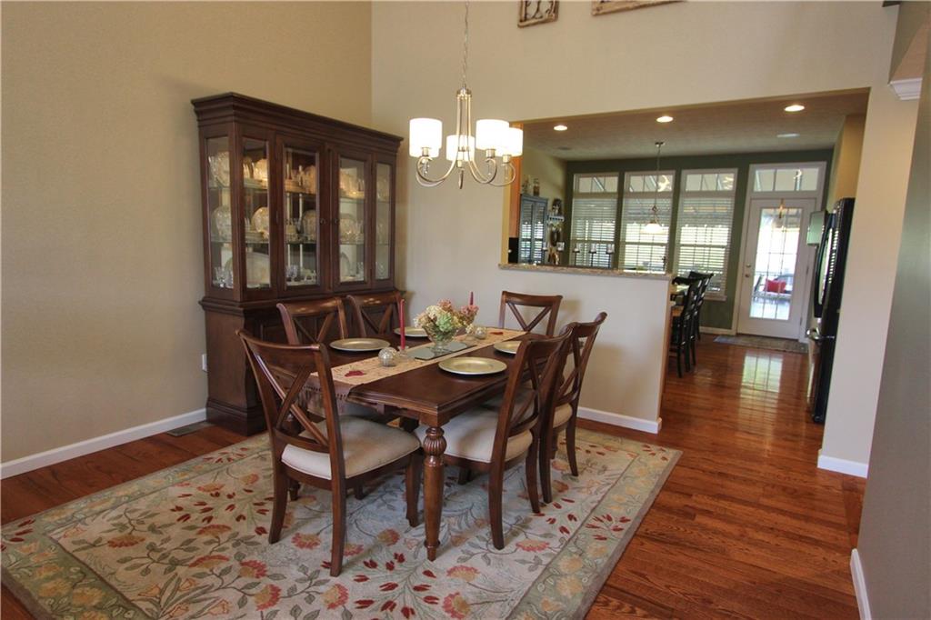 Dining room, next to kitchen makes entertaining a breeze!