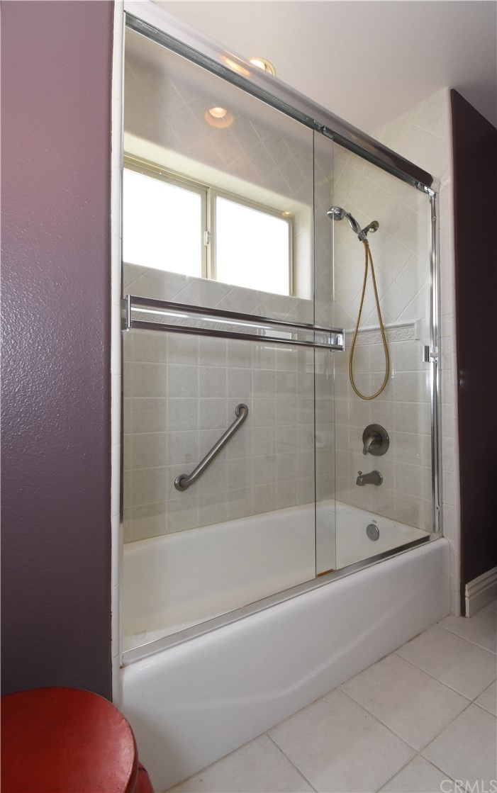 22 Hillcrest Manor Rolling Hills Estates, CA 90274 - Photo 22 of 54 a bathroom with a glass shower door