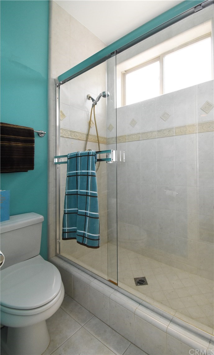 22 Hillcrest Manor Rolling Hills Estates, CA 90274 - Photo 43 of 54 a bathroom with a toilet and a shower