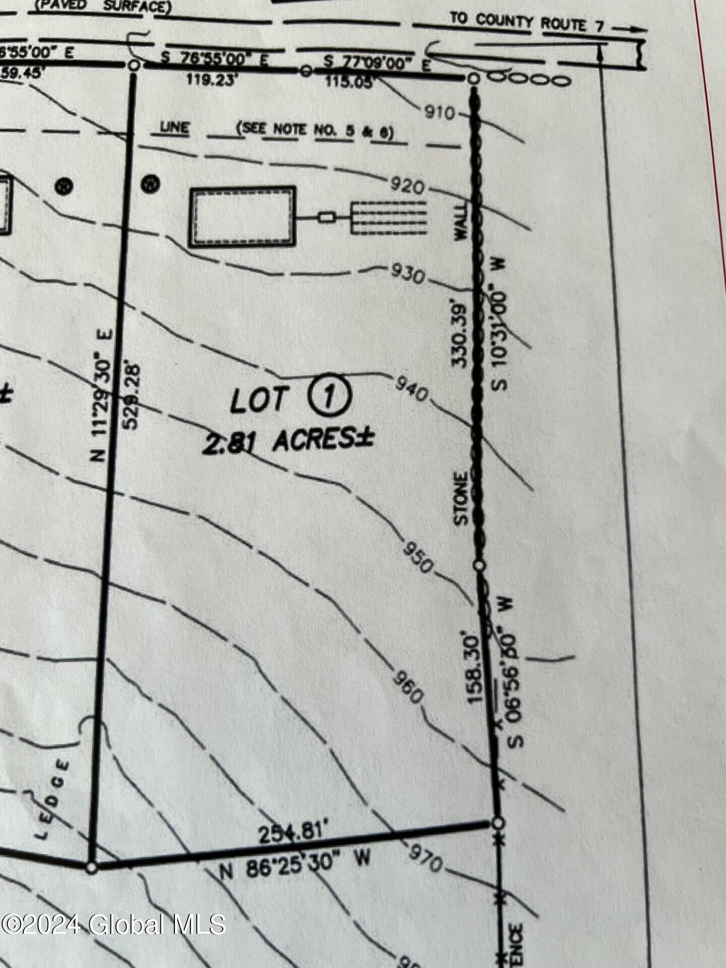 L3.5 Parker Road Corinth, NY 12822 - Photo 6 of 6 Parker Road survey 09 13 24