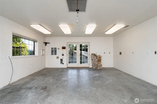 a view of a kitchen with a sink