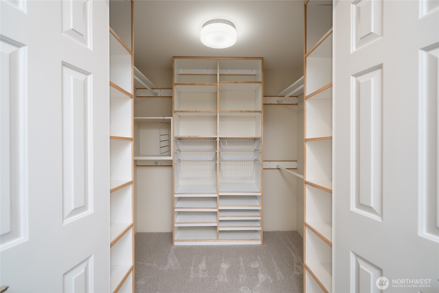 476 Nez Perce Place La Conner, WA 98257 - Photo 28 of 40 a view of walk in closet with empty racks