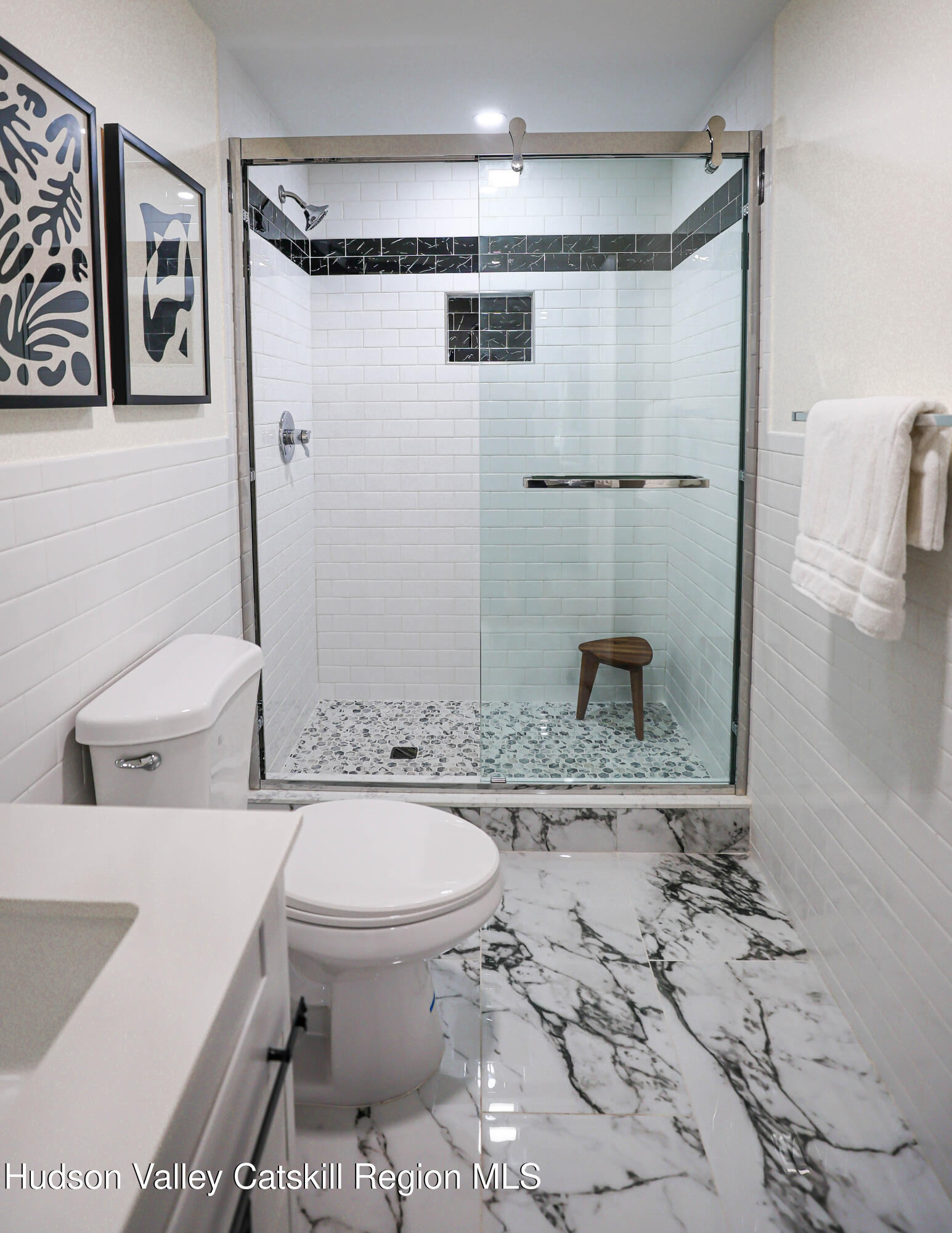 169 West Saugerties Road Saugerties, NY 12477 - Photo 18 of 43 a bathroom with a toilet and a shower