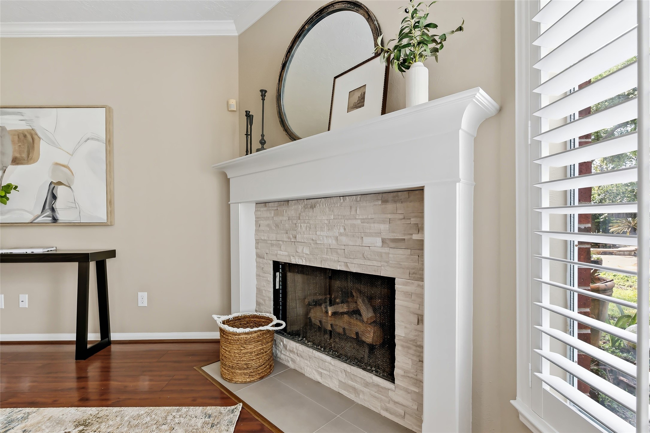 3335 Woods Edge Drive Spring, TX 77388 - Photo 13 of 47 Gas Fireplace with gas logs