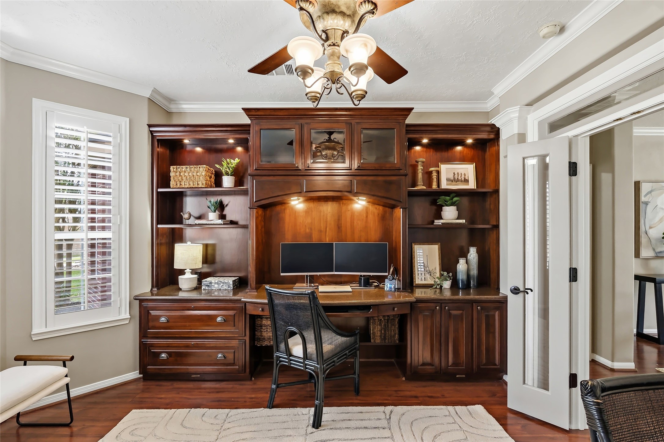 3335 Woods Edge Drive Spring, TX 77388 - Photo 23 of 47 Office with French beveled glass doors