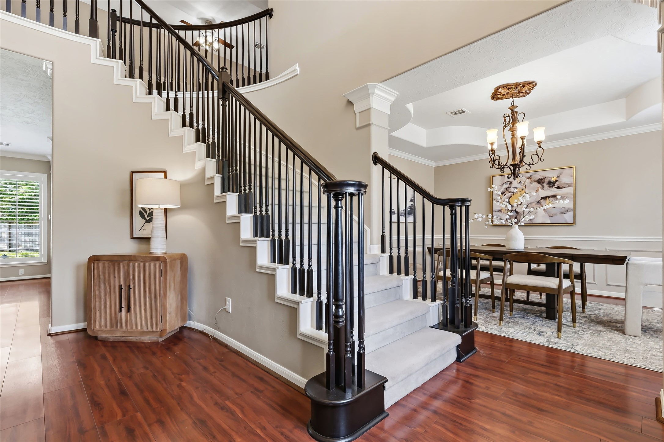 3335 Woods Edge Drive Spring, TX 77388 - Photo 5 of 47 Winding Staircase