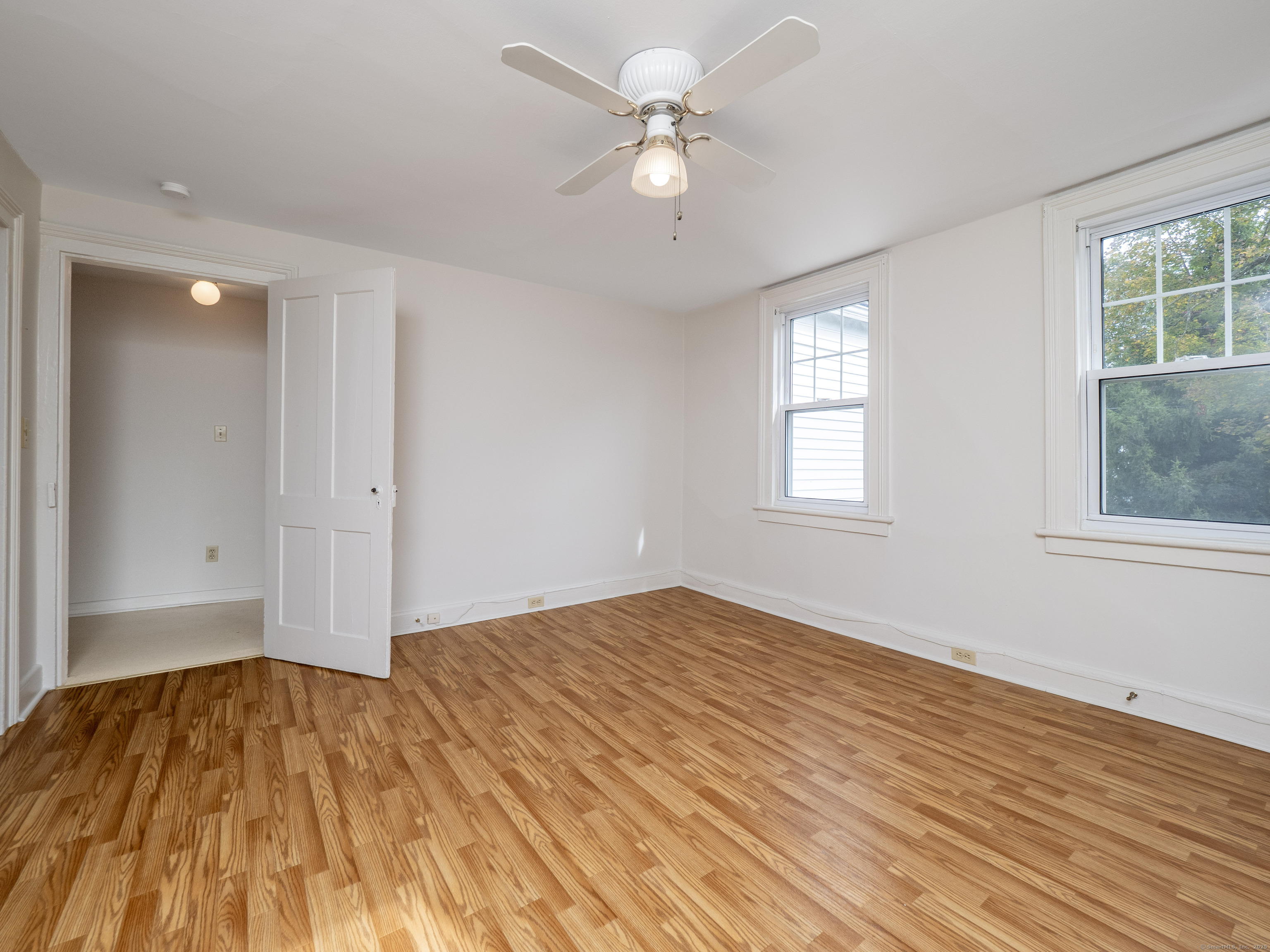 35 Ramapoo Road Ridgefield, CT 06877 - Photo 16 of 38 a view of empty room with wooden floor and fan