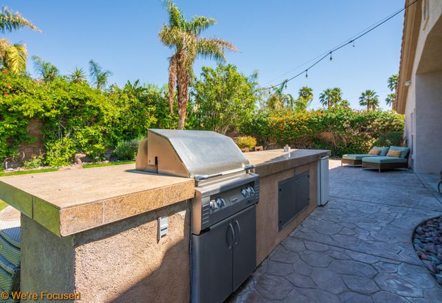 a outdoor space with furniture