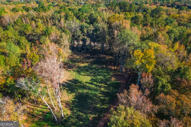 a view of swimming pool with a yard