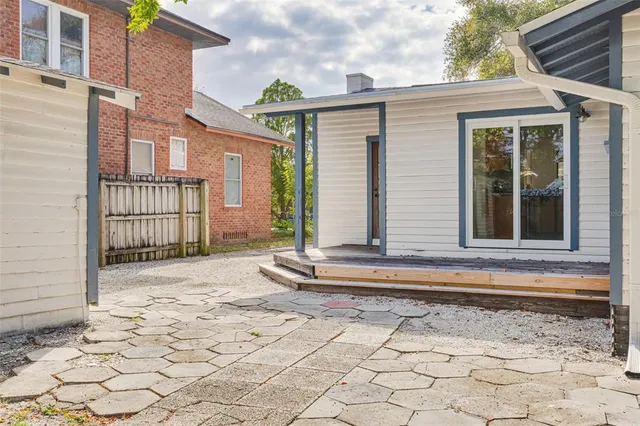 a view of entrance gate of a house