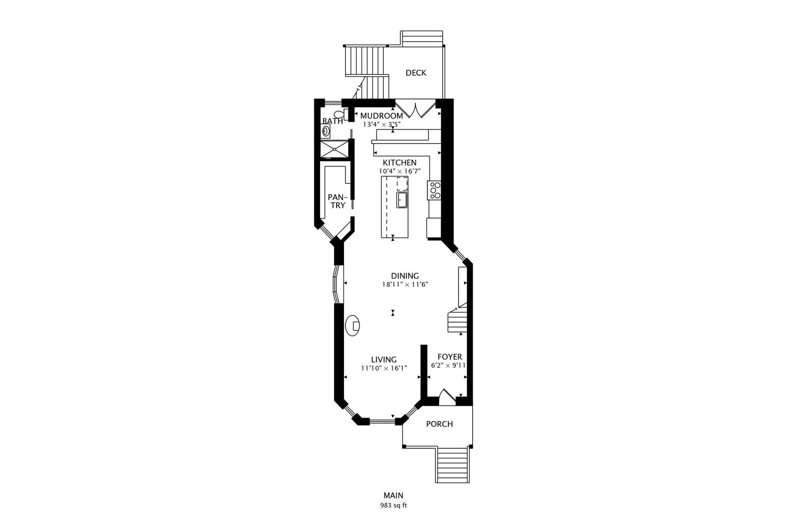 2445 West Rice Street Chicago, IL 60622 - Photo 43 of 46 a picture of floor plan