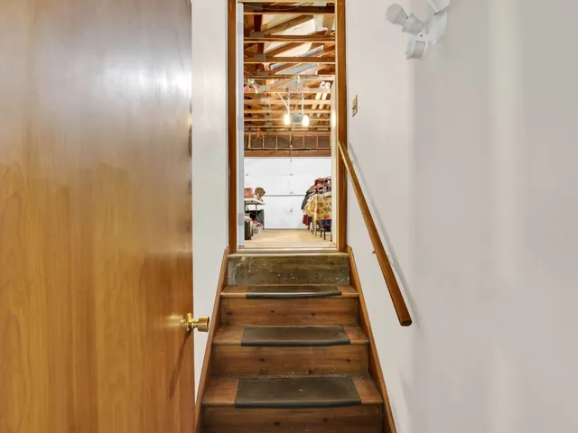 a room with gym equipment