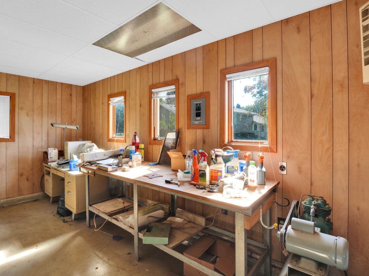 3303 Vermont Road Woodstock, IL 60098 - Photo 35 of 68 a view of a dining room and livingroom with furniture window and wooden floor