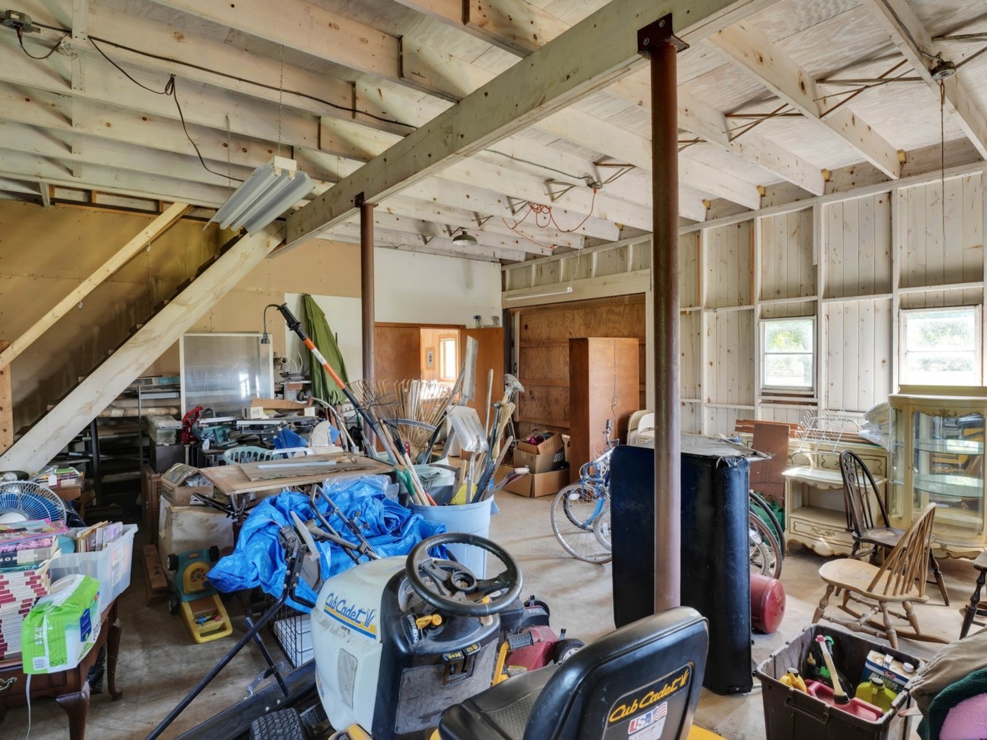 3303 Vermont Road Woodstock, IL 60098 - Photo 37 of 68 a view of a room with gym equipment