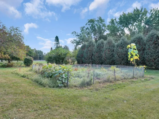 a view of an outdoor space and a yard