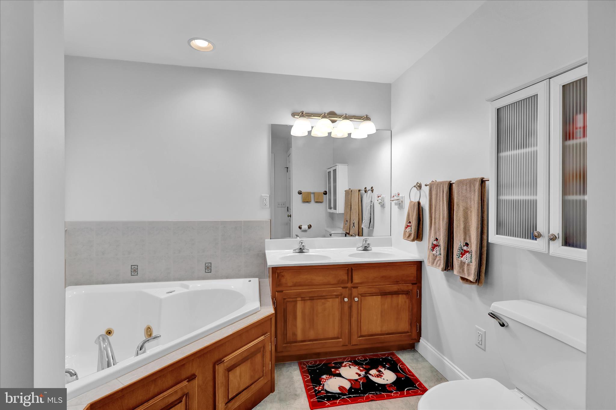 110 South Cacoosing Drive Reading, PA 19608 - Photo 20 of 32 a bathroom with a tub sink and mirror