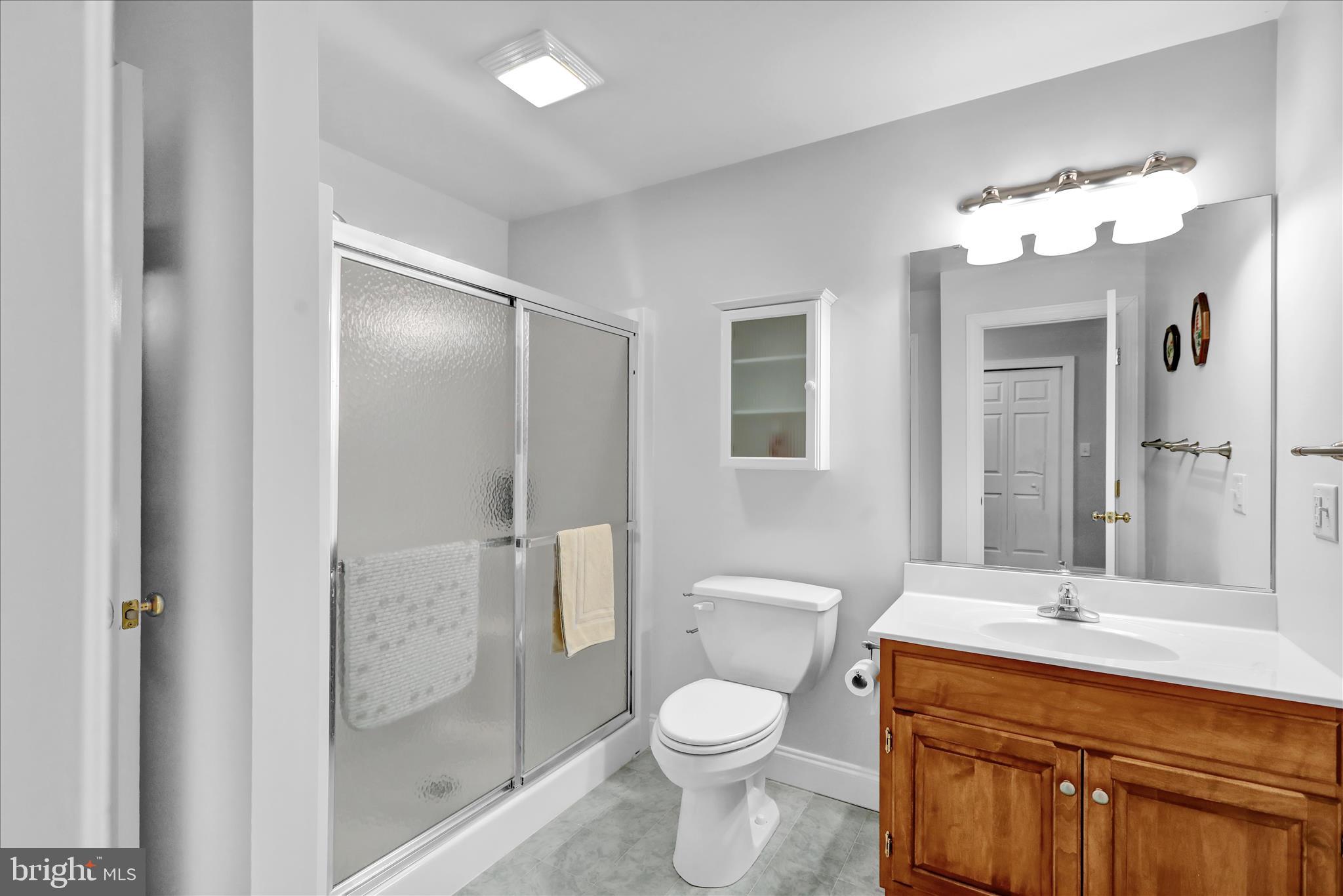 110 South Cacoosing Drive Reading, PA 19608 - Photo 25 of 32 a bathroom with a toilet sink and shower