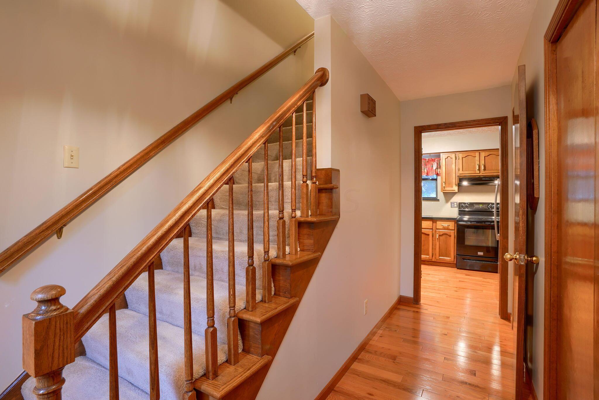 7770 Sanbrooke Road Dublin, OH 43016 - Photo 5 of 47 Hardwood Flooring through entryway