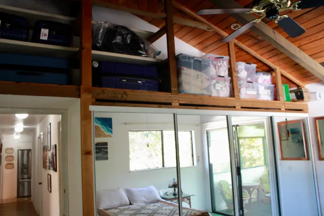 a view of living room next to a window