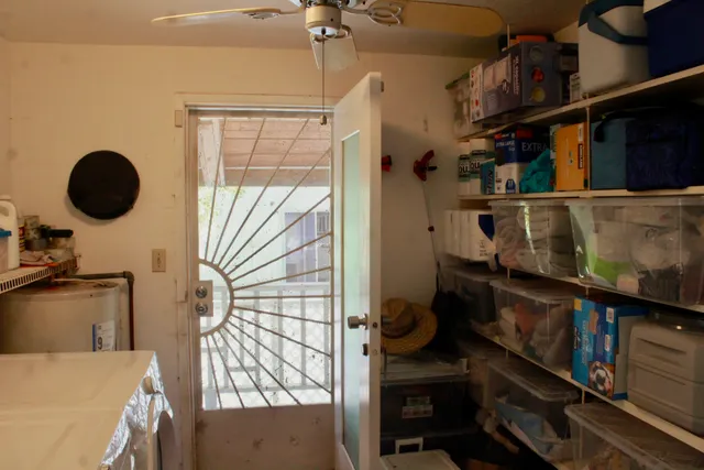 a view of walk in closet