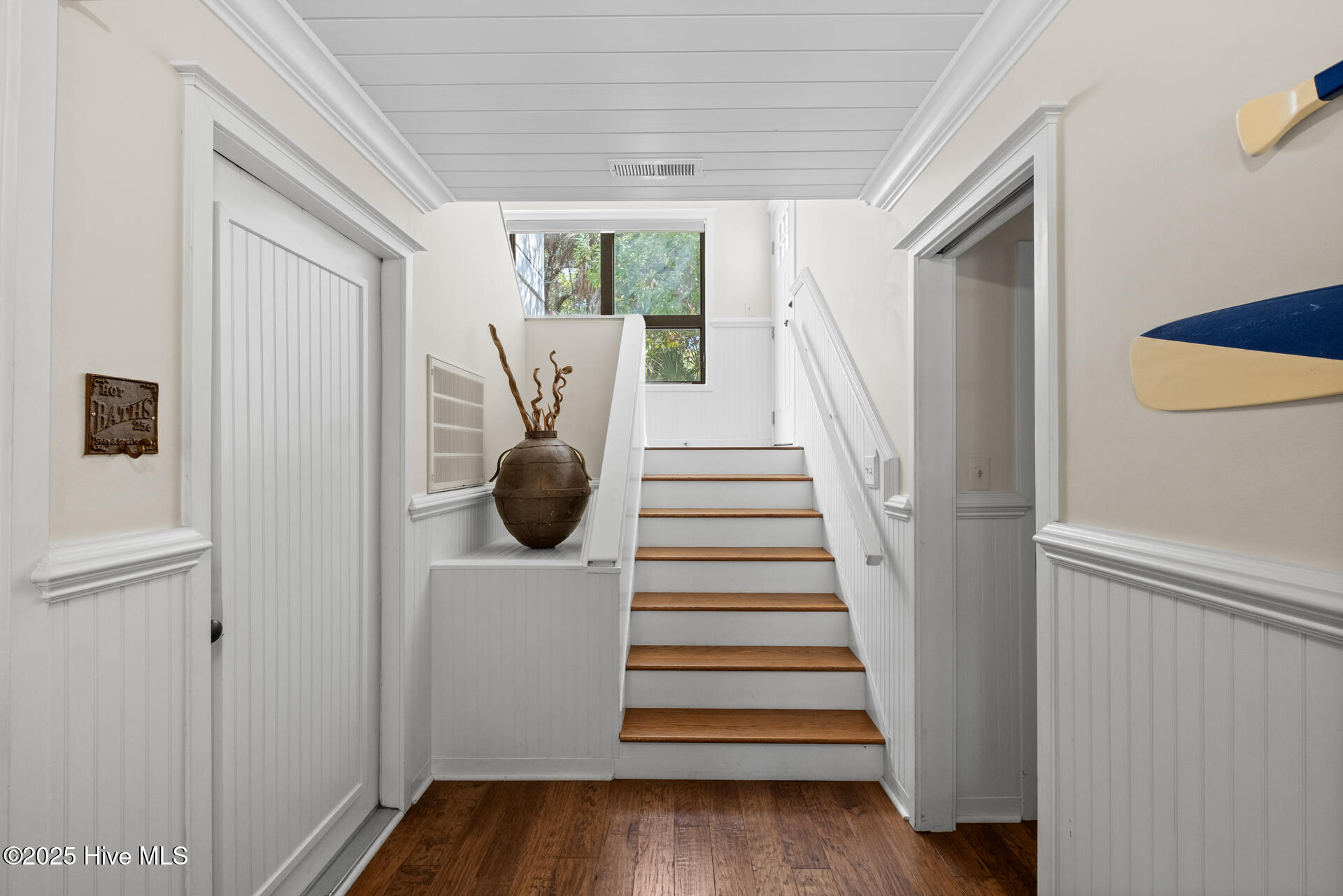 8 Racerunner Court Bald Head Island, NC 28461 - Photo 4 of 45 Stairwell from Foyer up to Great Room