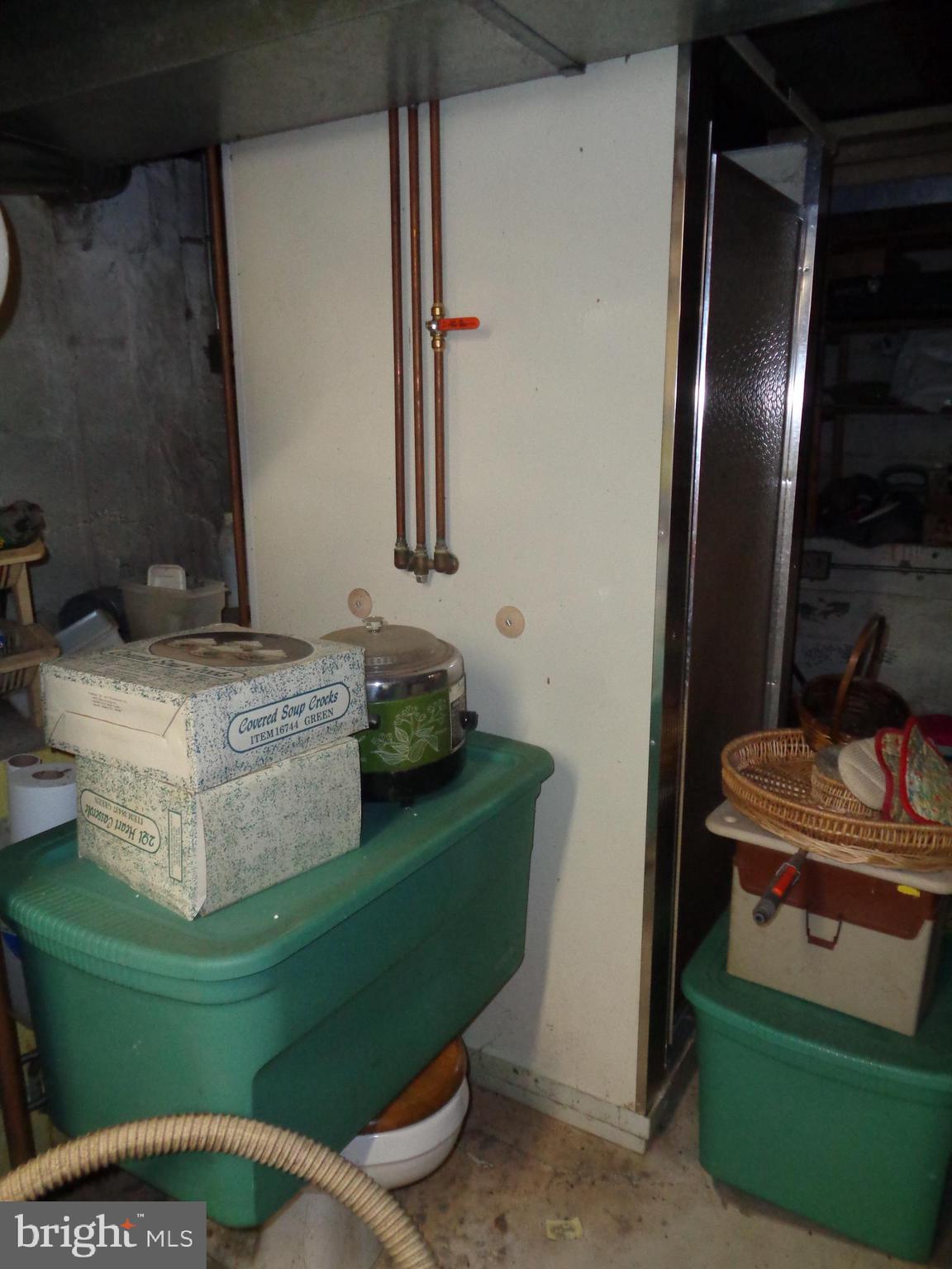 960 Martin Road Essex, MD 21221 - Photo 15 of 24 Shower & Toilet in basement