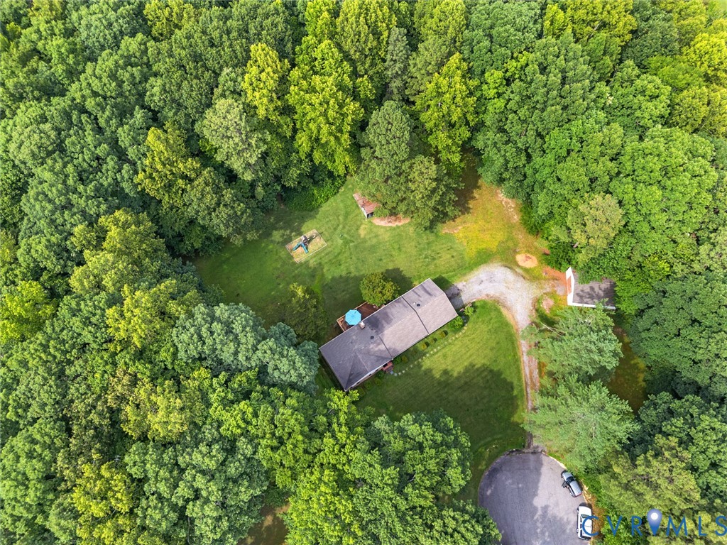9400 Morley Road Midlothian, VA 23112 - Photo 33 of 38 Aerial view showing property and privacy from neig