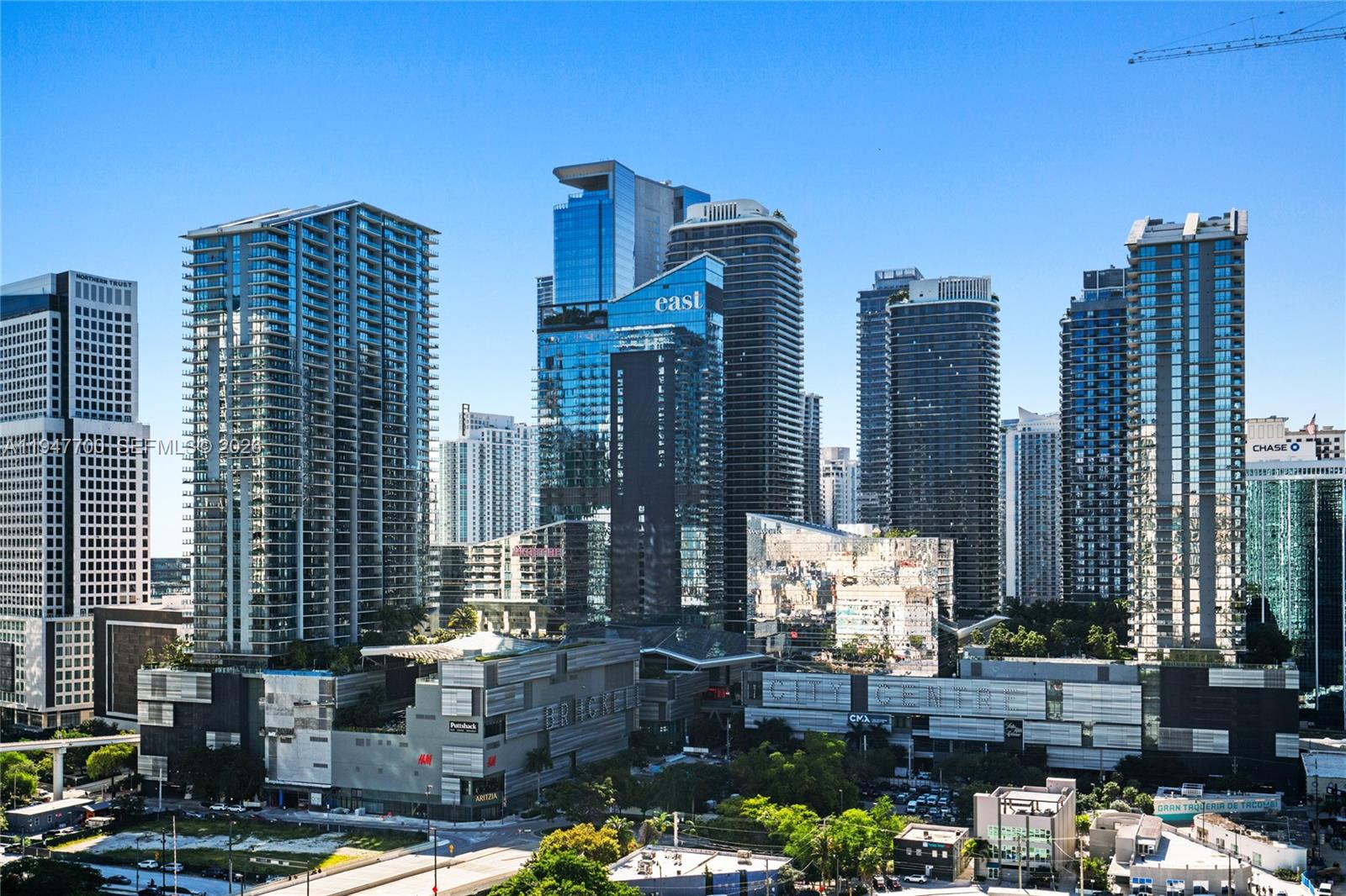 90 Southwest 3rd Street, Unit 2204 Miami, FL 33130 - Photo 47 of 51 a city view with tall buildings