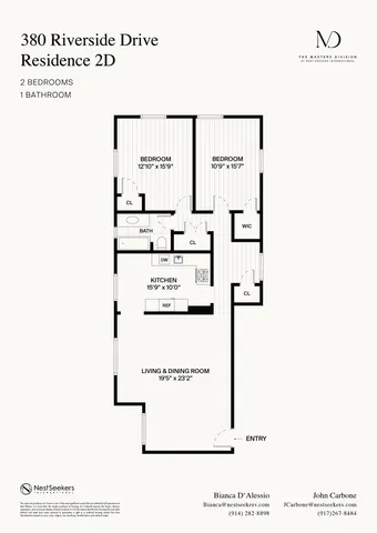 $1,250,000 | 380 Riverside Drive, Unit 2D | Morningside Heights
