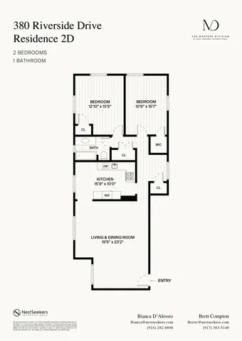 $1,250,000 | 380 Riverside Drive, Unit 2D | Morningside Heights