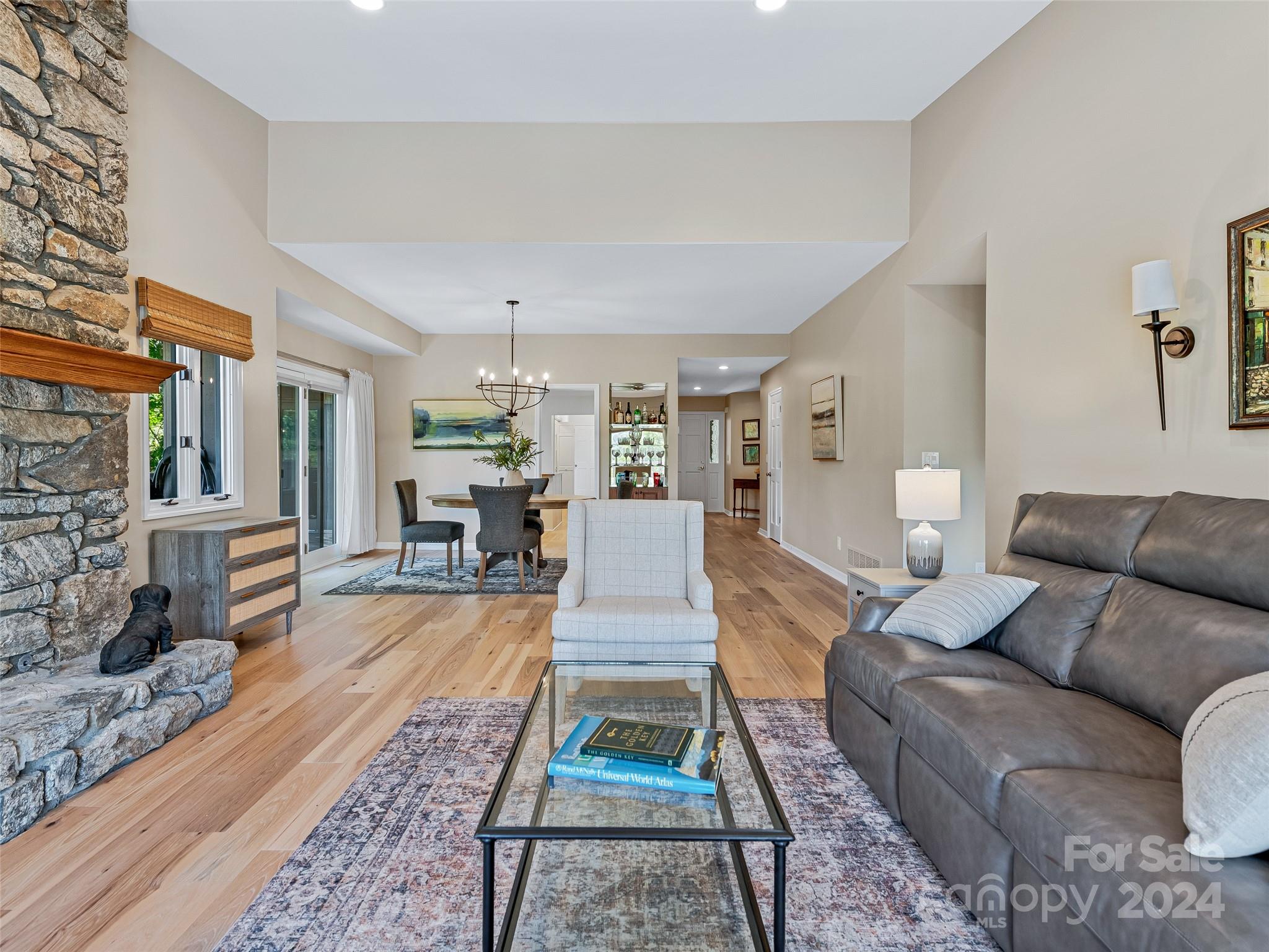 36 Stony Ridge Asheville, NC 28804 - Photo 18 of 38 a living room with furniture and a dining table