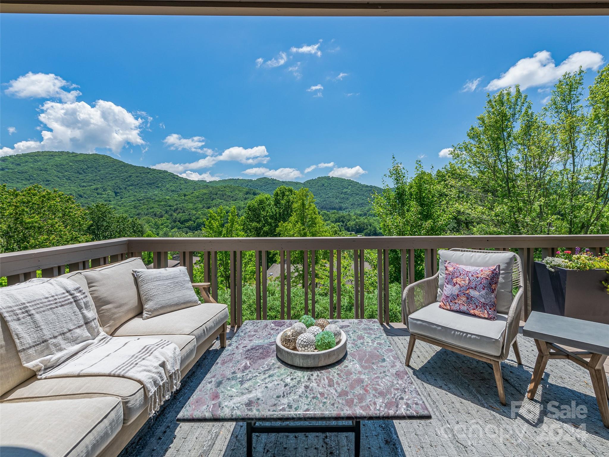 36 Stony Ridge Asheville, NC 28804 - Photo 9 of 38 a view of a two chair in the roof deck