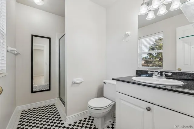 a bathroom with a sink toilet and vanity