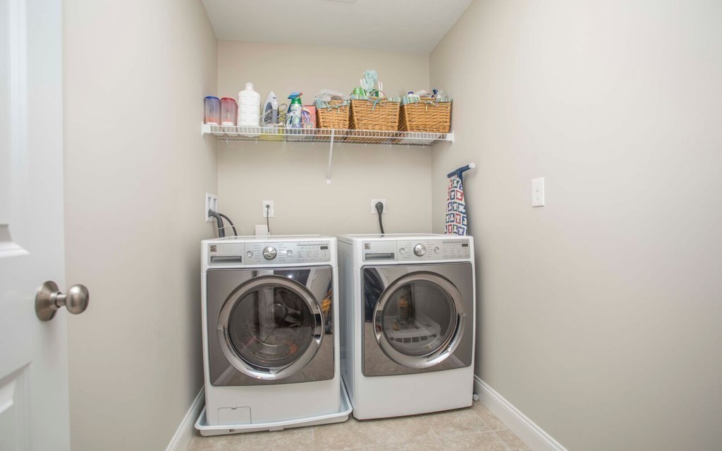 20 Strathmore Road East Bridgewater, MA 02333 - Photo 18 of 30 a utility room with dryer and washer