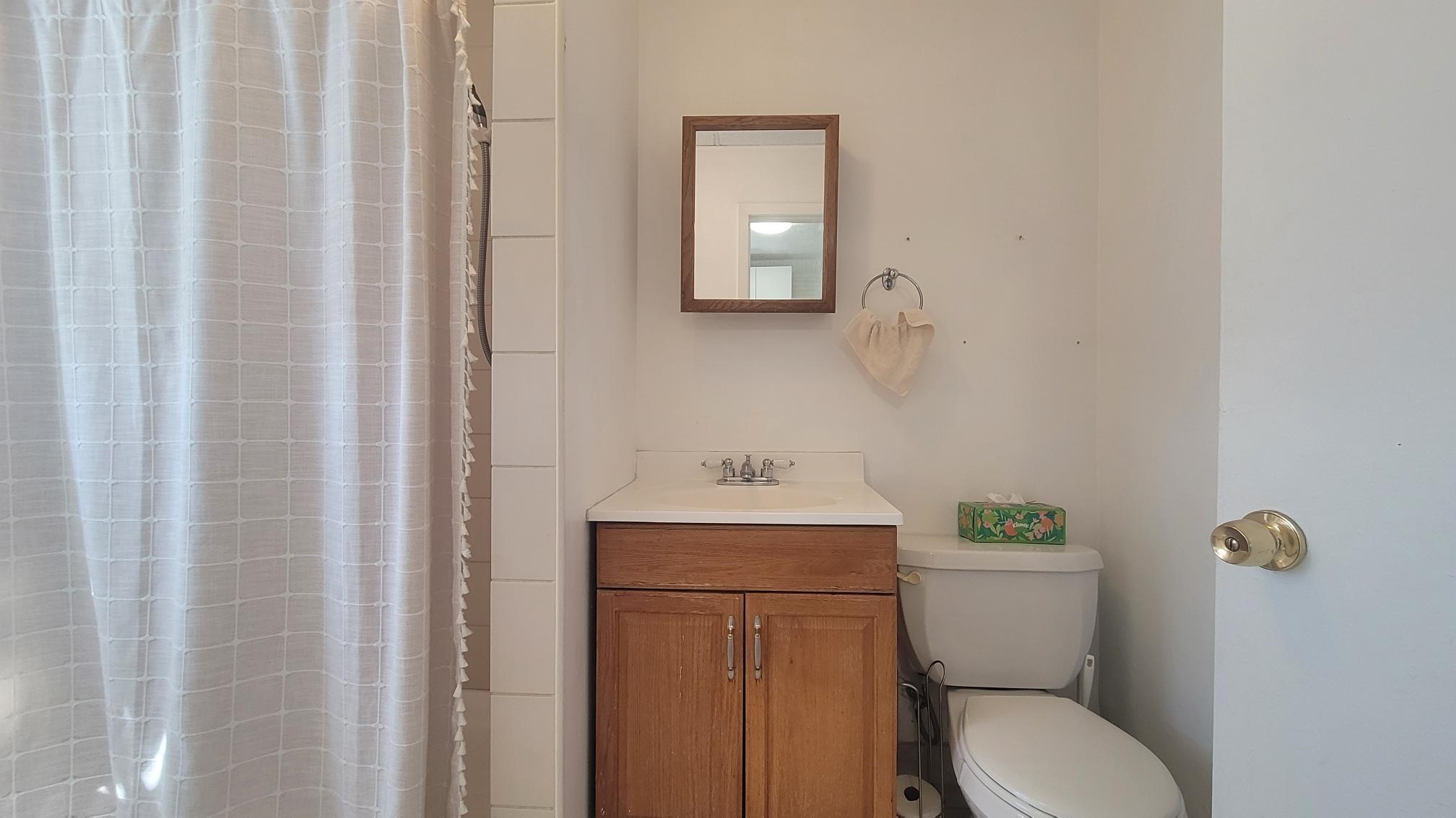 7 Magnolia Avenue, Unit 2 Jersey City, NJ 07306 - Photo 7 of 8 a white toilet sitting next to a bathroom sink