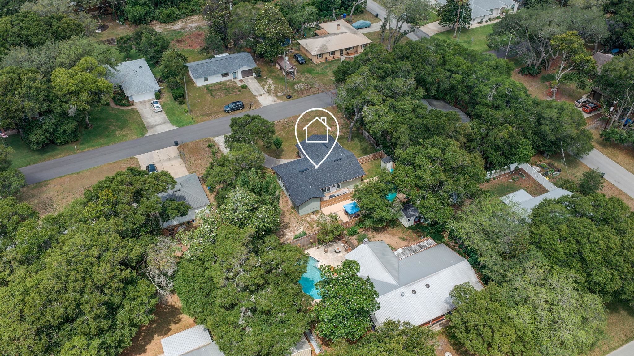 507 Gentian Road St. Augustine, FL 32086 - Photo 61 of 82 an aerial view of a house with outdoor space and street view